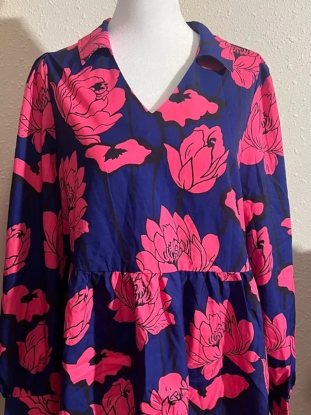 Daily Fashion For You Floral Peplum Top | M